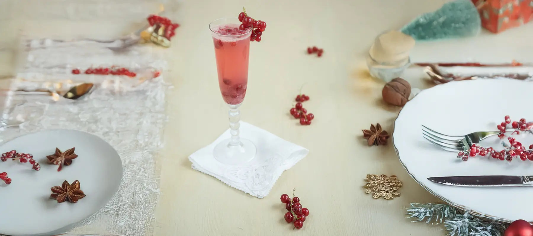 Spritziger Johannisbeer-Aperitif