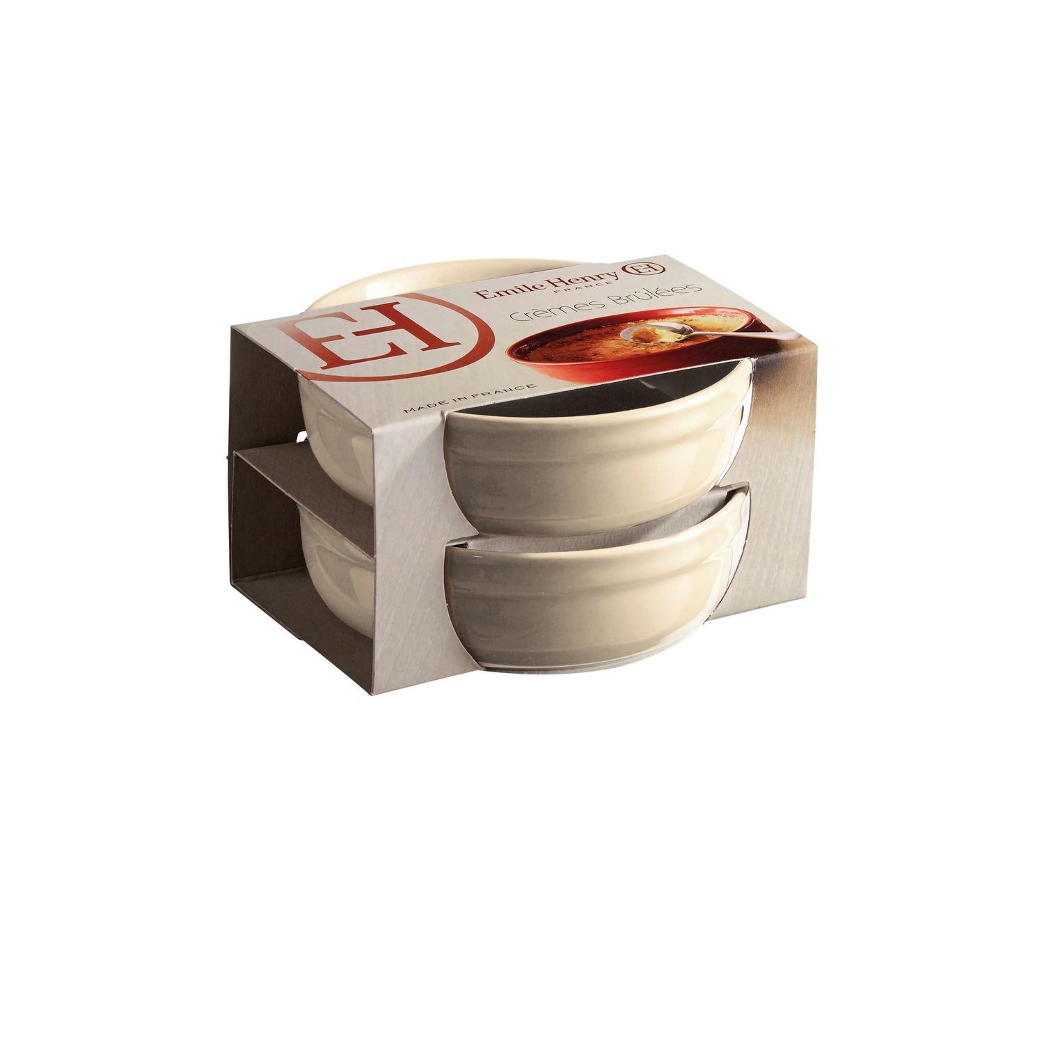 Crème Brûlée-Set (2-teilig) Argile emile henry EH 4013 02 Kunzi Shop 2