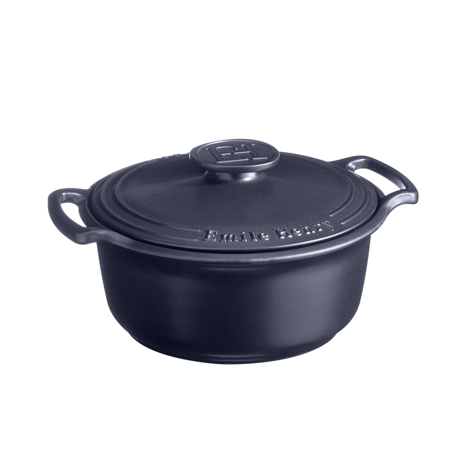 Runder Schmortopf - 4,2 L Indigo emile henry EH 4740 66 Kunzi Shop 1