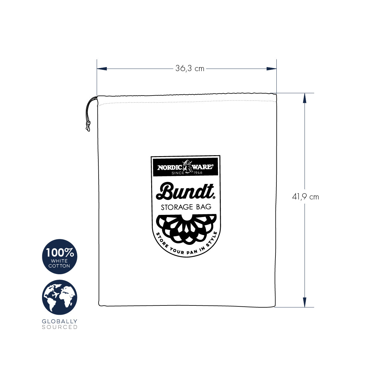 Bundt Storage Tote Bag nordic ware NW 01128 Kunzi Shop 3