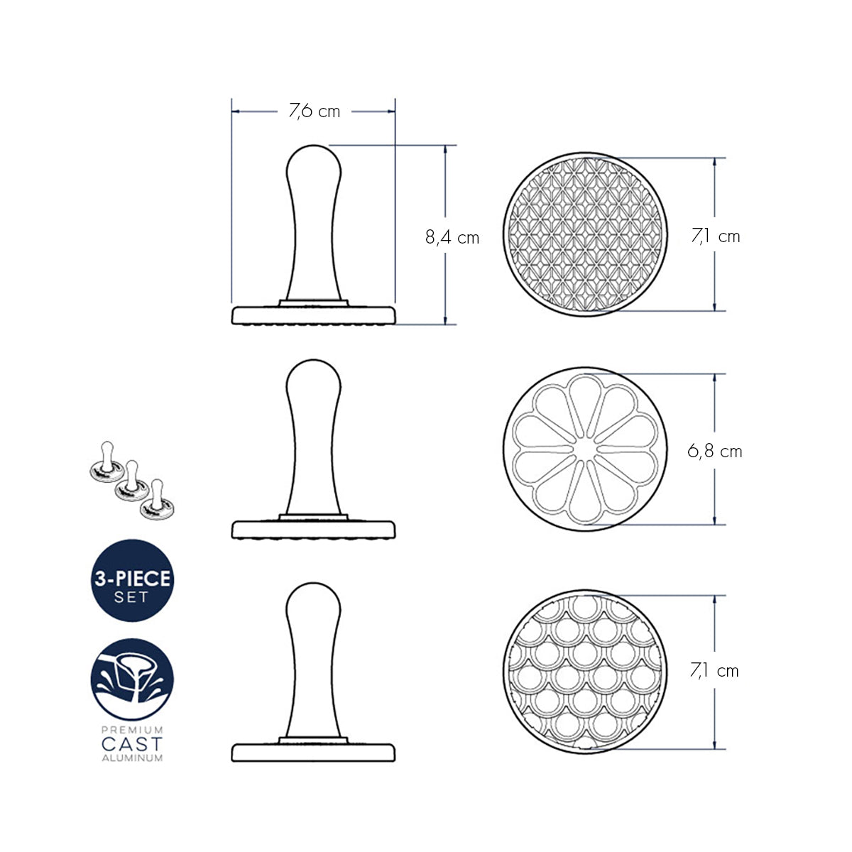 All Season Cast Cookie Stamps nordic ware NW 01235 Kunzi Shop 3