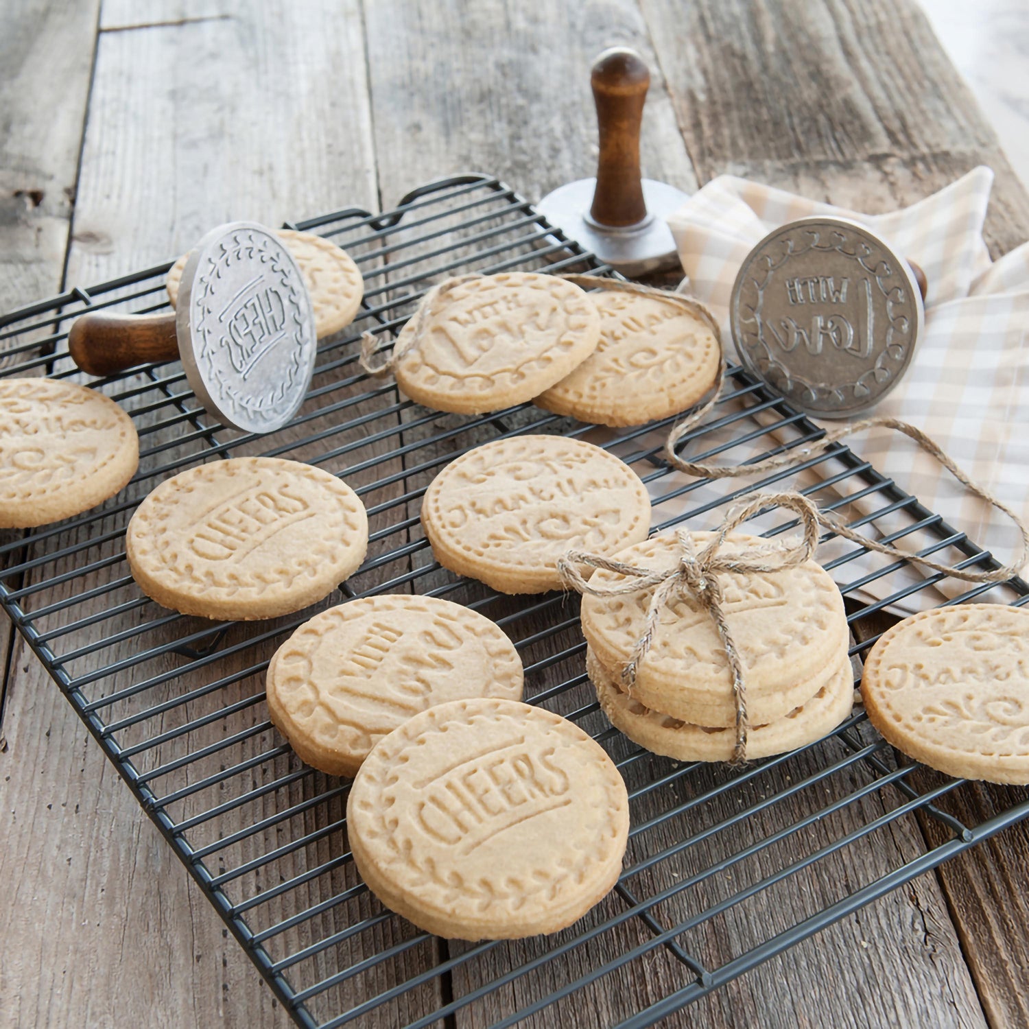 Greetings Heirloom Cookie Stamps nordic ware NW 01280 Kunzi Shop 2