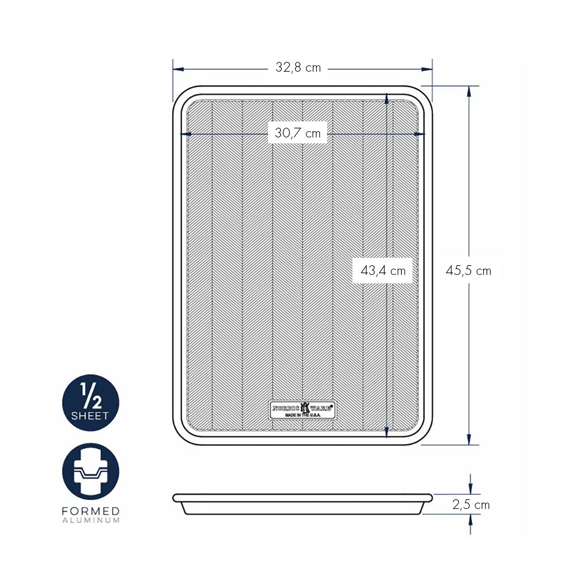 Prism Half Sheet nordic ware NW 43170 Kunzi Shop 2