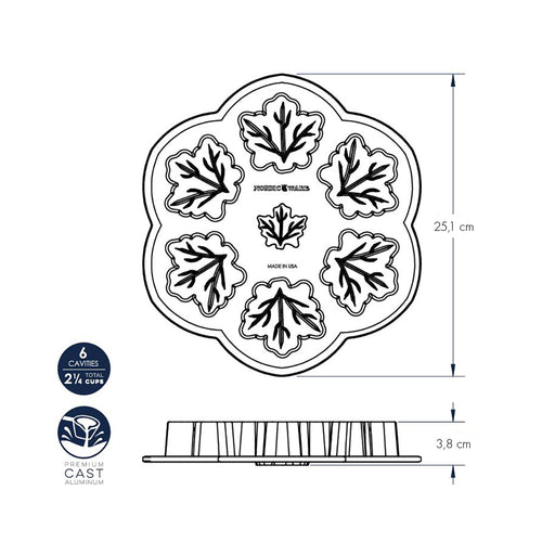Maple Leaf Pan _ nordic ware NW 56548 Kunzi Shop