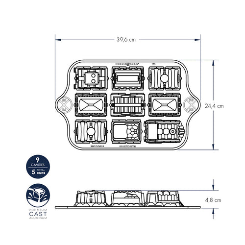 Train Cake Pan nordic ware NW 59048 Kunzi Shop