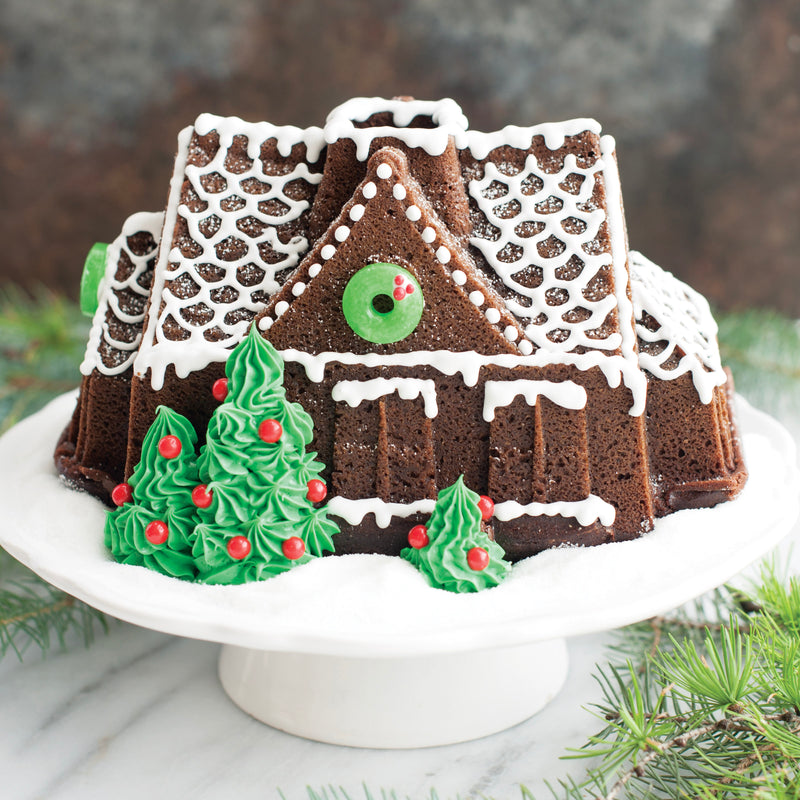 Gingerbread House Bundt Pan nordic ware NW 83948 Kunzi Shop