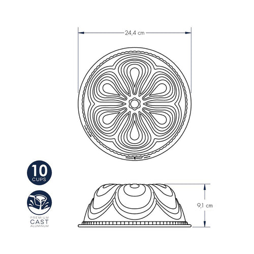 Chiffon Bundt Pan nordic ware NW 87477 Kunzi Shop