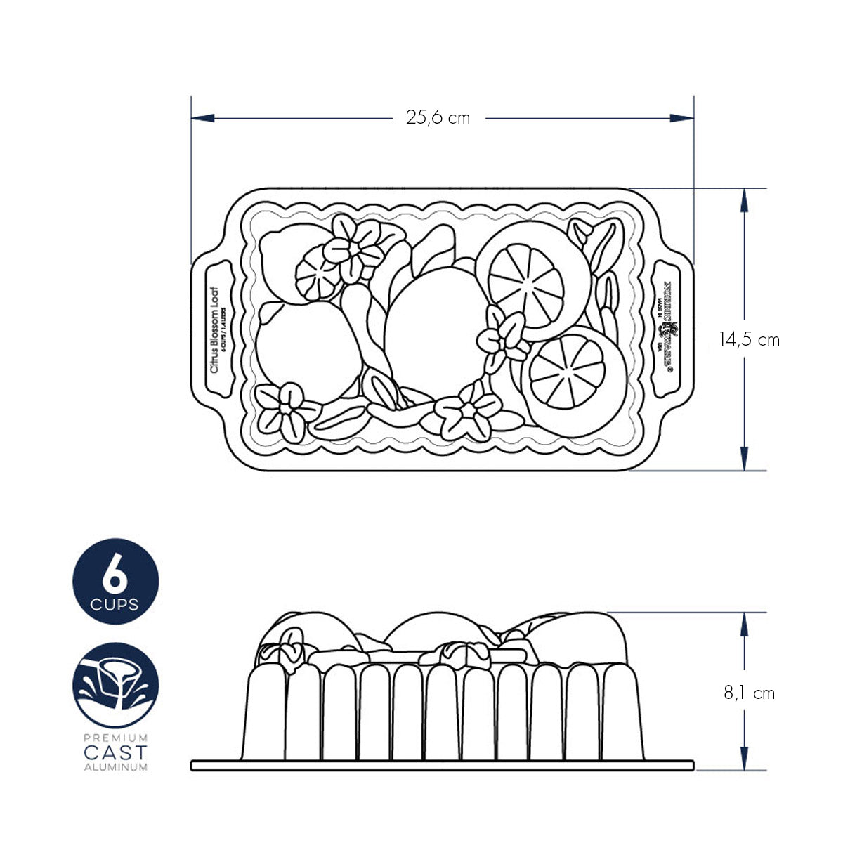 Zitrusblüten-Kuchenform nordic ware NW 90248 Kunzi Shop 3