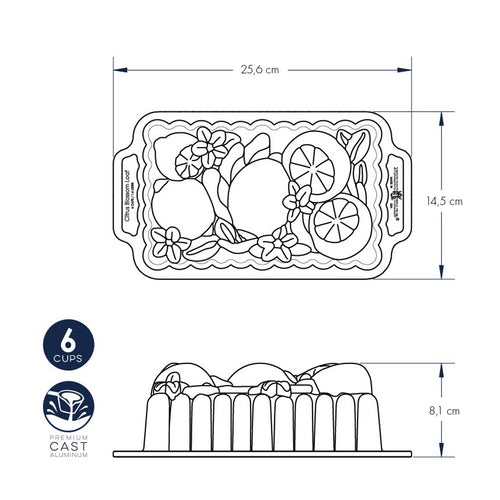 Zitrusblüten-Kuchenform nordic ware NW 90248 Kunzi Shop