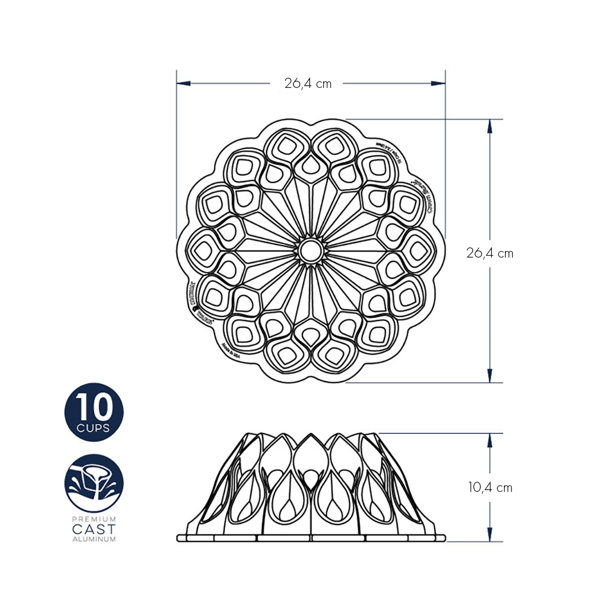 Crown Bundt Pan nordic ware NW 91777 Kunzi Shop 3