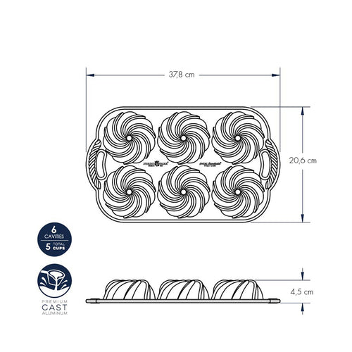 Swirl Bundlette nordic ware NW 93977 Kunzi Shop
