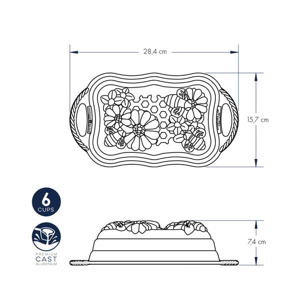 Waben-Laibform nordic ware NW 94877 Kunzi Shop 2