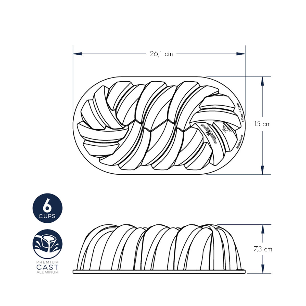 75th Anniversary Braided Loaf nordic ware NW 96077 Kunzi Shop 5