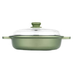 Dr. Green® - Guss-Kasserolle mit Glasdeckel - cm 28 Induktion risoli RIS 00099DRIN/28 Kunzi Shop