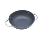 Classic High Skillet wok 2 s/s handles - cm 36 induction risoli horeca RIS OP096RIN/36T Kunzi Shop