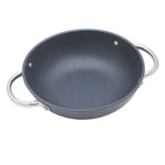 Classic High Skillet wok 2 s/s handles - cm 36 risoli horeca RIS OP096RI/36TP Kunzi Shop