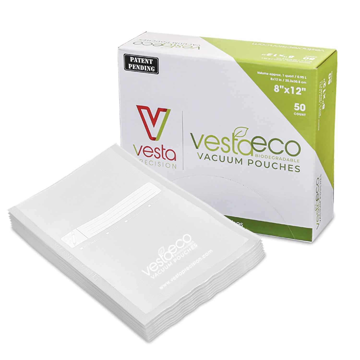 Vesta - Packung mit 50 geprägt Beutel Bio 20 x 30 cm vesta VST 118101 Kunzi Shop 1