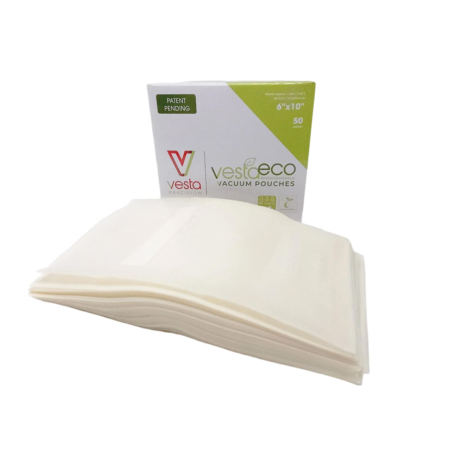 Vesta - Packung mit 50 geprägt Beutel Bio 15 x 25 cm vesta VST 118103 Kunzi Shop 1