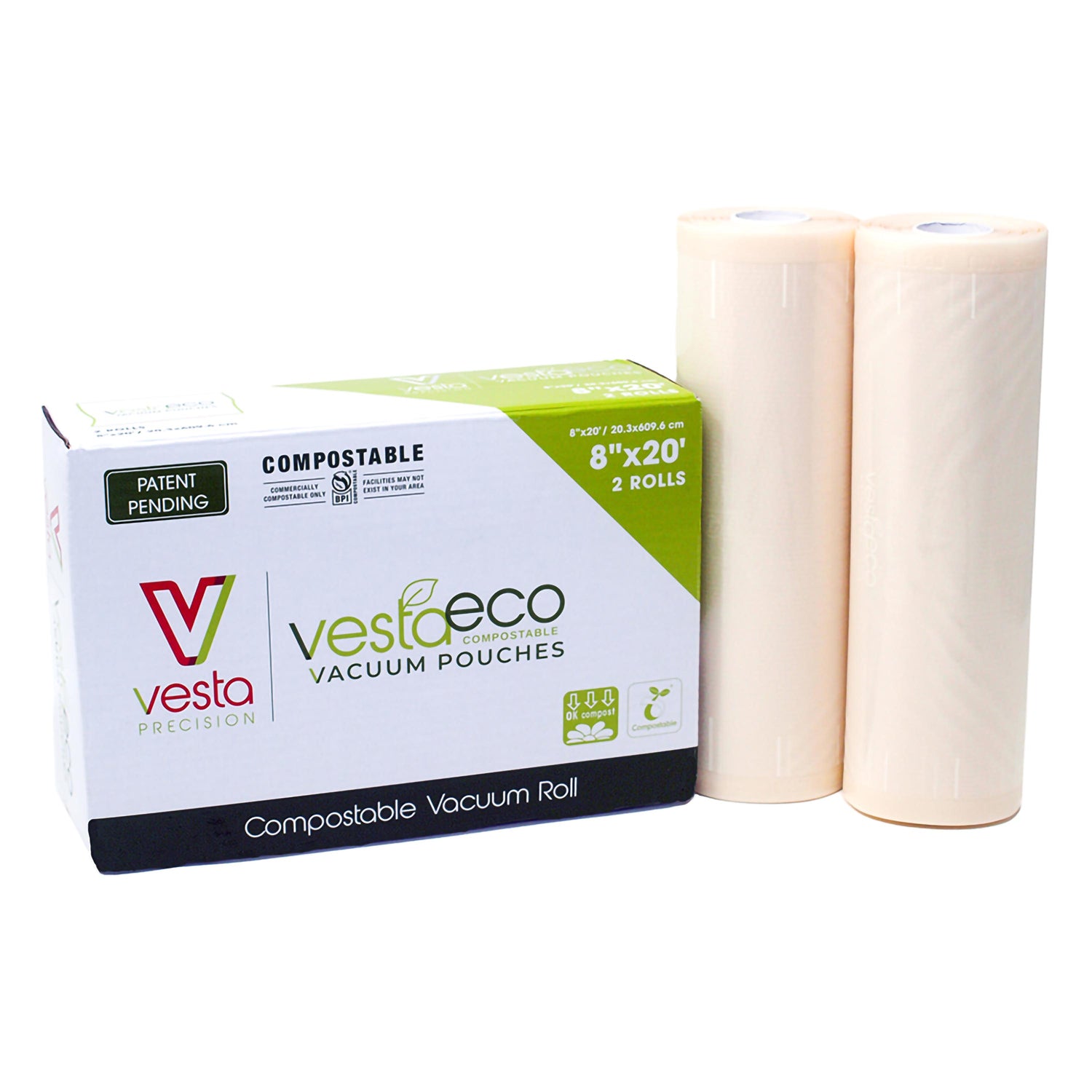 Vesta - Packung mit 2 geprägt Rollen Bio 20 x 609 Cm vesta VST 118202 Kunzi Shop 1