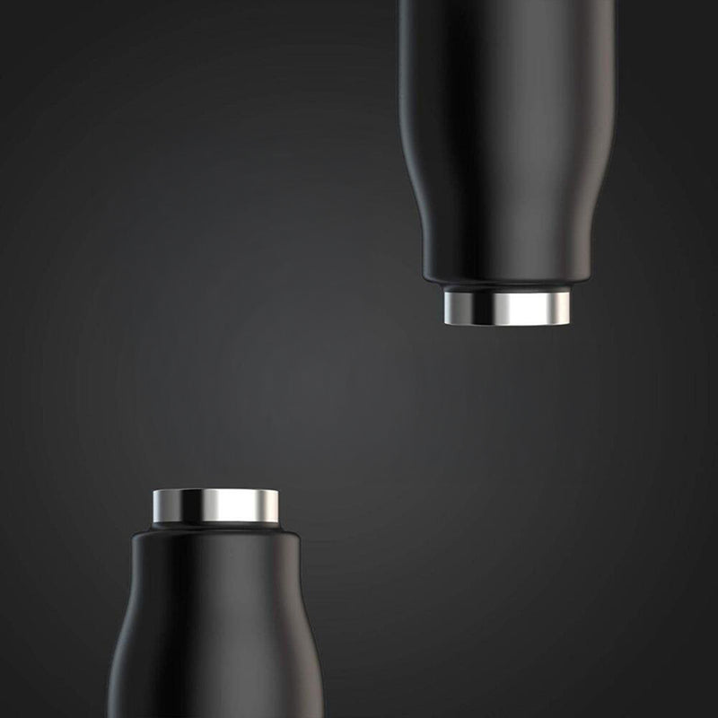 Edelstahl Trinkflasche S 350ml Gun Metal zoku ZK 141-GM Kunzi Shop