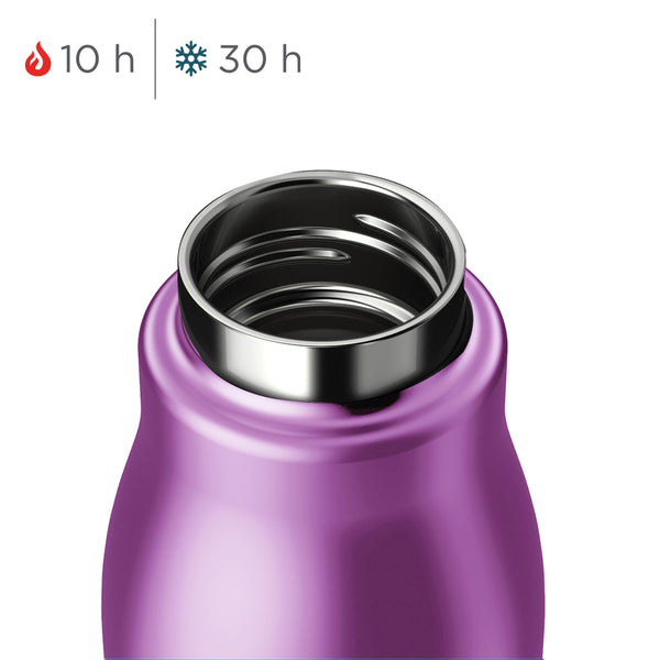 350 ml lila Thermoflasche zoku ZK 141-PU Kunzi Shop 2