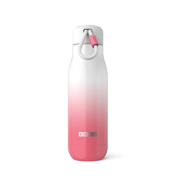 Zoku - Edelstahl Trinkflasche M 500ml Pink Ombre zoku ZK 142-14 Kunzi Shop