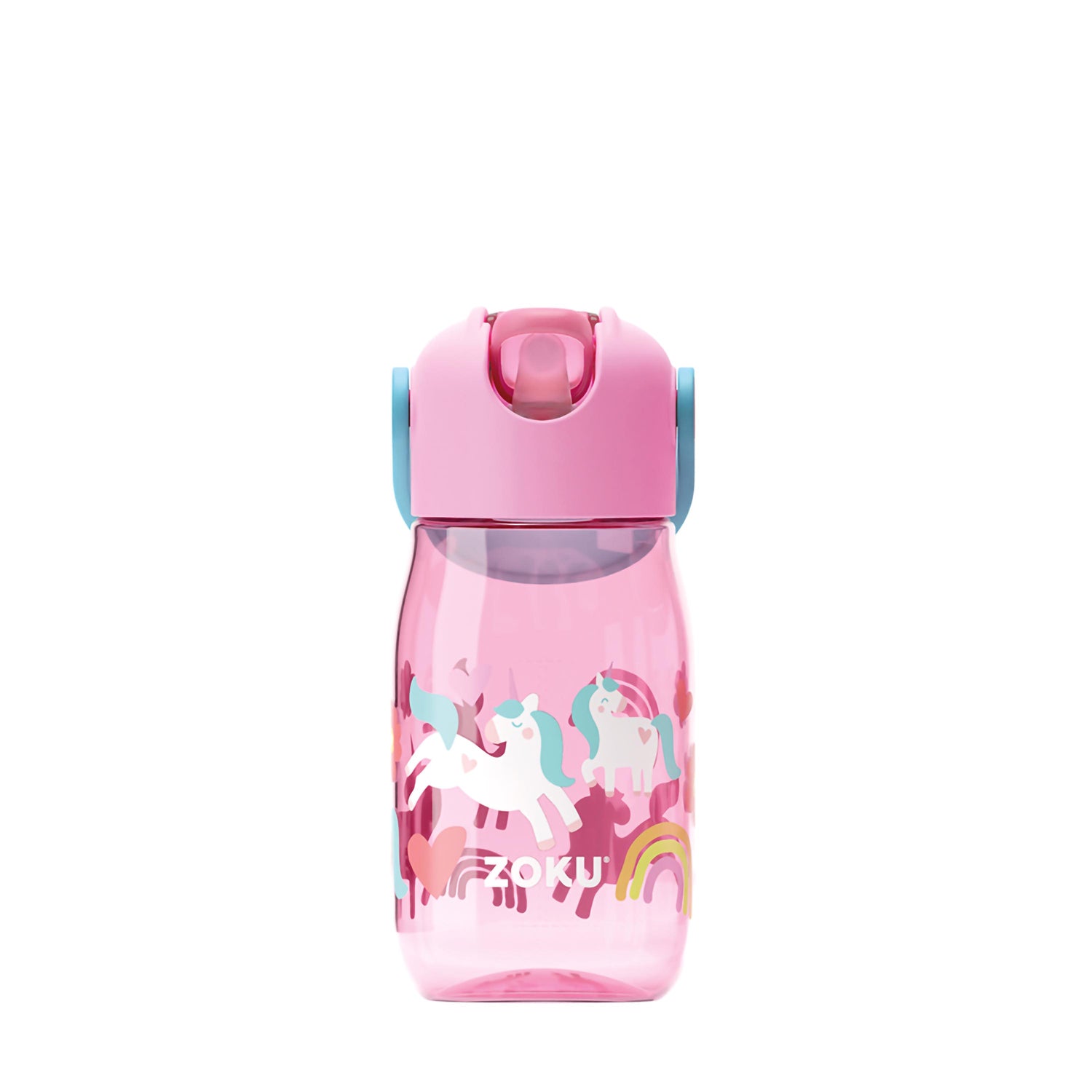 Zoku - Kindertrinkflasche Flip Straw Pink Unicorn zoku ZK 201-503 Kunzi Shop 1