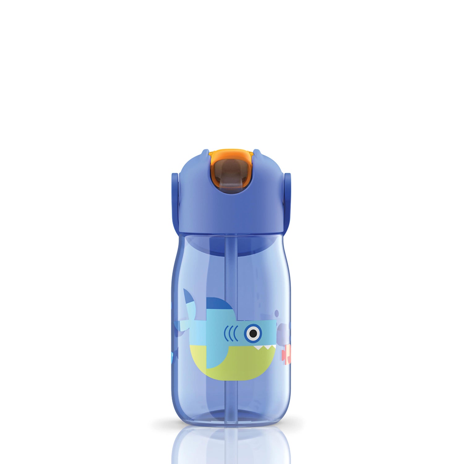 Zoku - Kindertrinkflasche Flip Straw Blue zoku ZK 201 BL Kunzi Shop 1