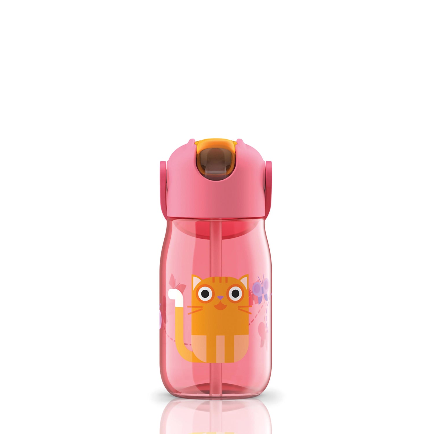 Zoku - Kindertrinkflasche Flip Straw Pink zoku ZK 201 PK Kunzi Shop 1