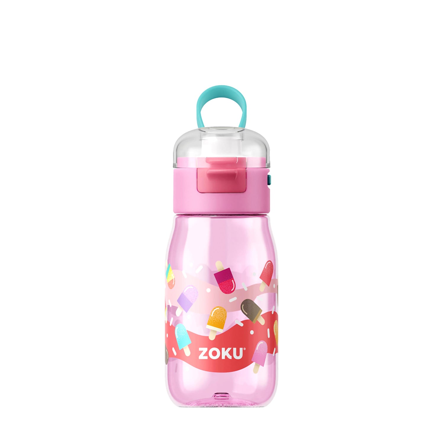 Zoku - Kindertrinkflasche Flip Gulp Pink Pops zoku ZK 202-501 Kunzi Shop 1