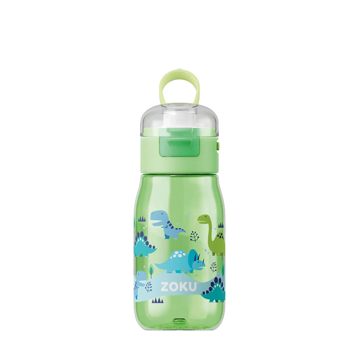 Zoku - Kindertrinkflasche Flip Gulp Green Dino zoku ZK 202-503 Kunzi Shop 1