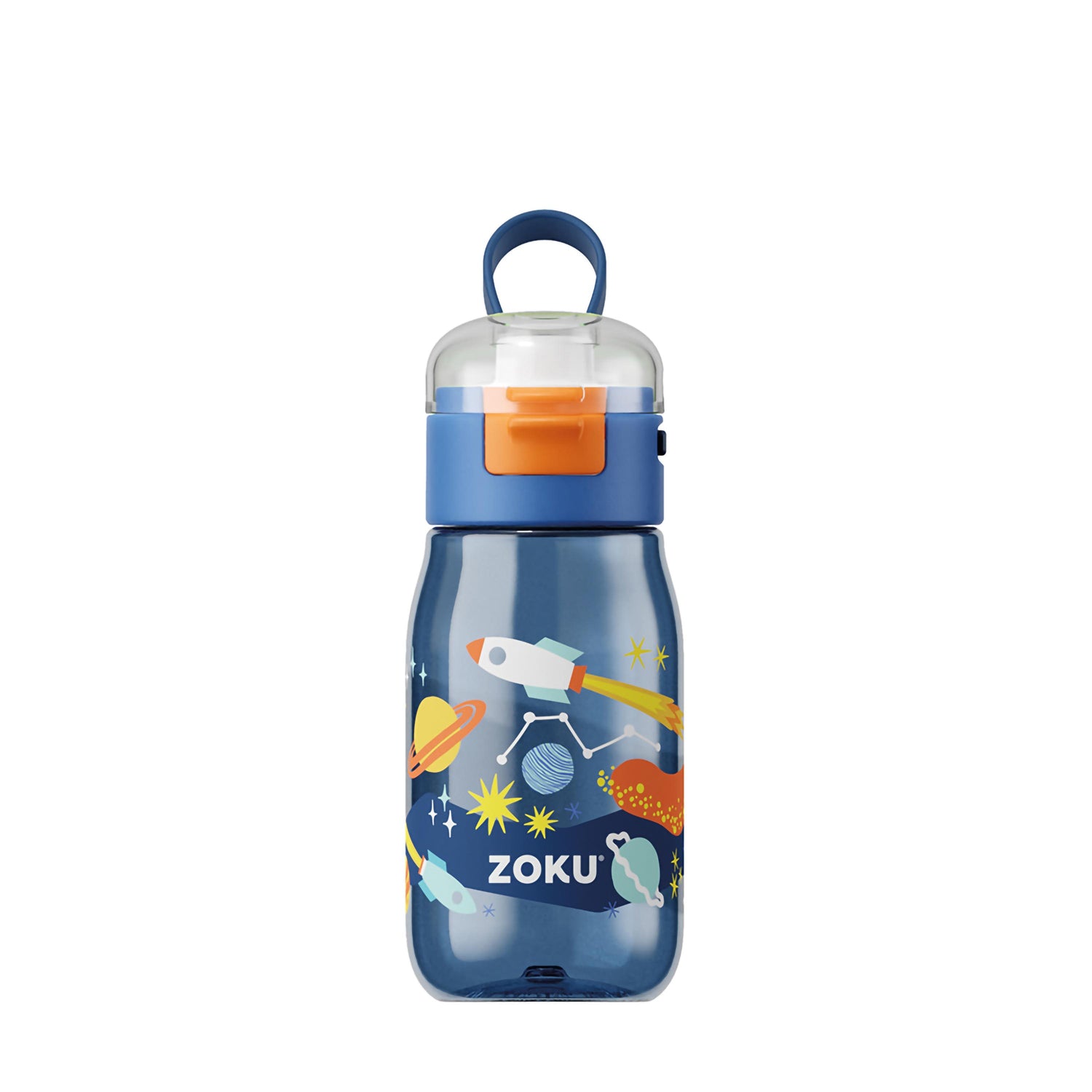 Zoku - Kindertrinkflasche Flip Gulp Blue Space zoku ZK 202-504 Kunzi Shop 1