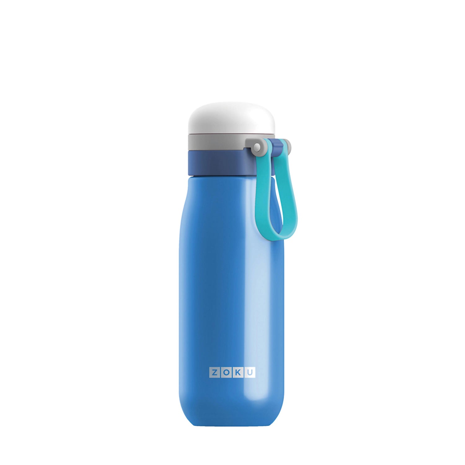 Zoku - Edelstahl Kindertrinkflasche Ultralight 500ml Blue zoku ZK 203-BL Kunzi Shop 1