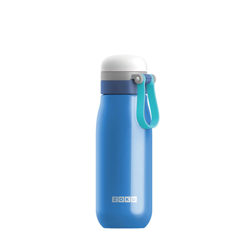 Zoku - Edelstahl Kindertrinkflasche Ultralight 500ml Blue zoku ZK 203-BL Kunzi Shop