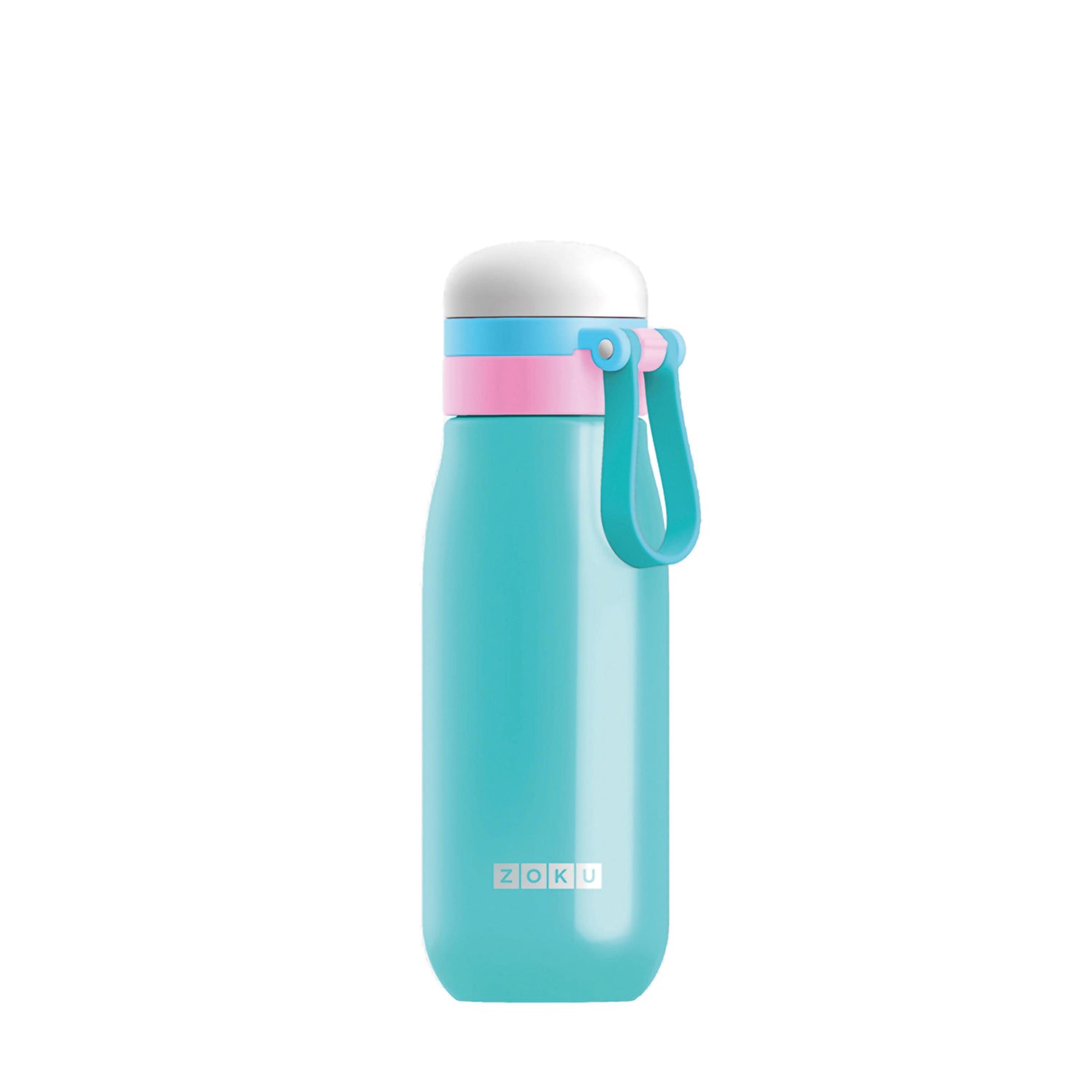 Zoku - Edelstahl Kindertrinkflasche Ultralight 500ml Teal zoku ZK 203-TL Kunzi Shop 1