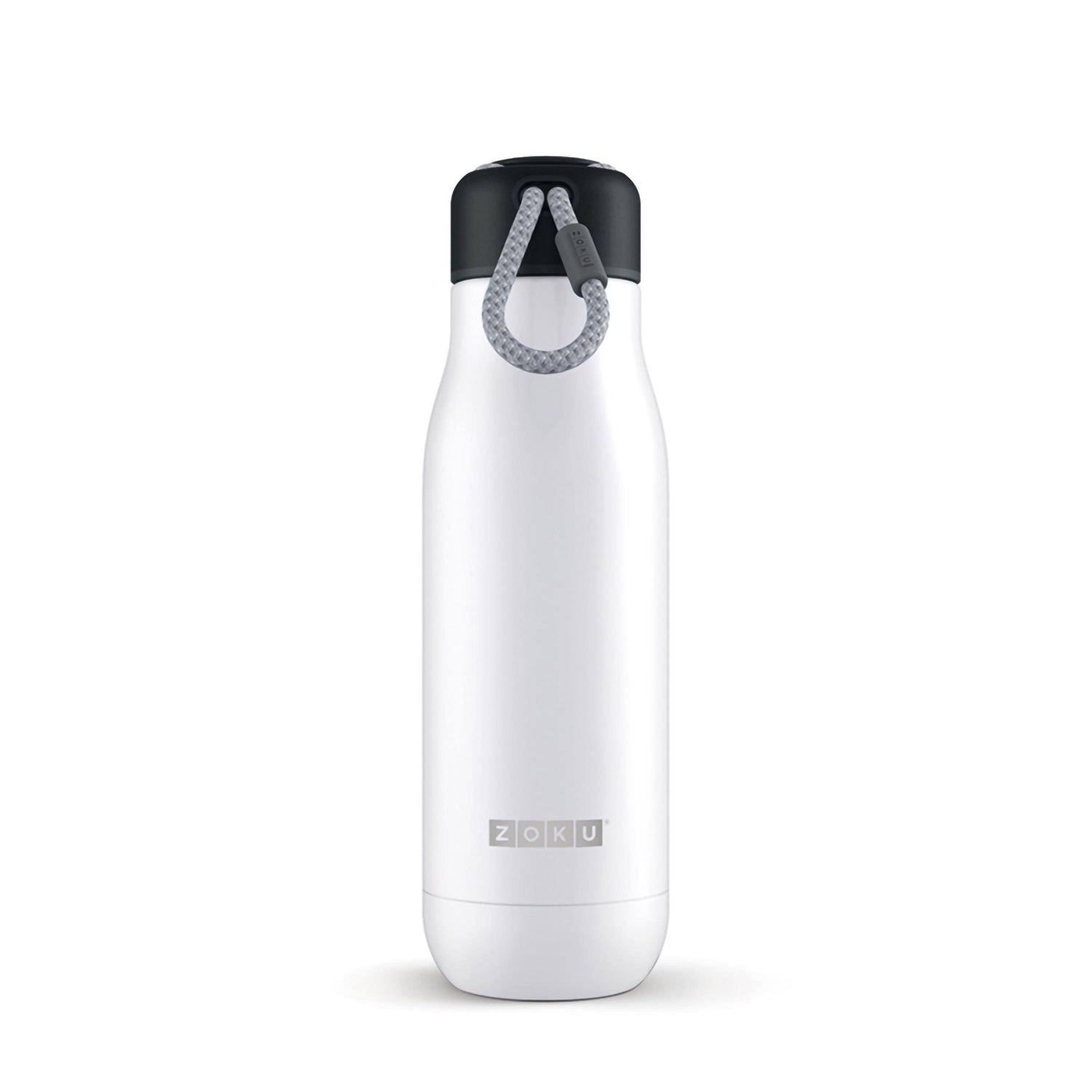 Zoku - Edelstahl Trinkflasche M 500ml White zoku ZK SSB M WH Kunzi Shop 1